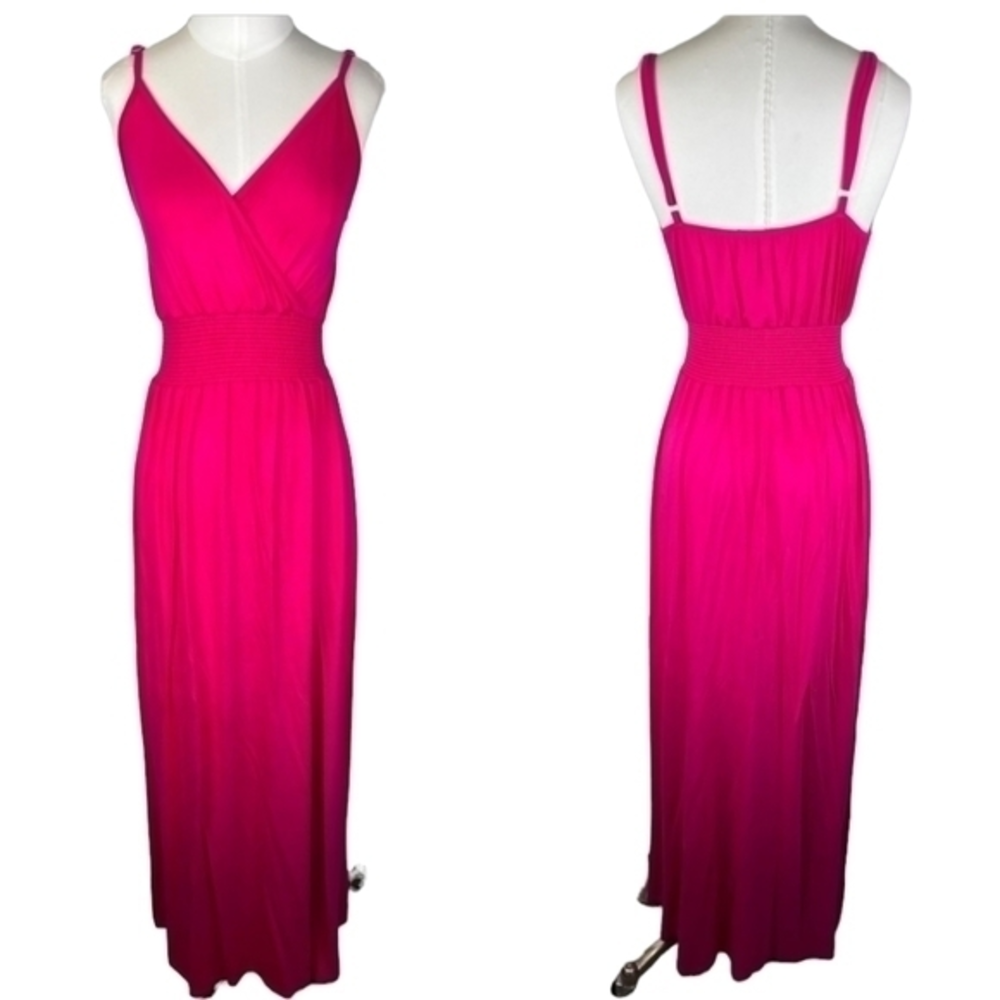 West Kei Magenta Strappy‎ Maxi Dress NWT Small
